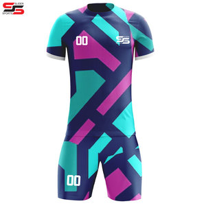 Ensembles d'uniformes de football personnalisés en gros d'usine Kit de maillot d'été et d'hiver en polyester unisexe avec impression pour adultes - Product Image 6
