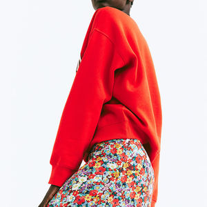 Sudadera Deportiva Personalizada al por Mayor, Último Modelo, Corte Ajustado, Cuello Redondo para Mujer - Product Image 2