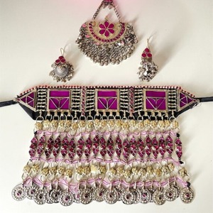 Parures de bijoux cristal pour adultes personnalisé OEM service haute qualité afghan collier boucles d'oreilles fournisseur direct mariage fête porter - Product Image 5