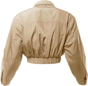 Blouson bomber matelassé à deux poches sur le devant, personnalisé pour femmes - Product Image 3