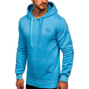Sudadera con capucha de gran tamaño Unisex de alta calidad Sudadera de algodón con logotipo personalizado Sudadera con capucha para hombre de peso pesado Sólido - Product Image 2