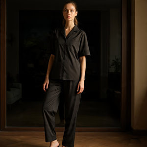 Conjuntos de pijamas de otoño con tirantes finos para mujer, ropa de dormir de seda satinada para el hogar, ropa informal de manga larga, conjuntos de pijamas de dormir suaves - Product Image 6