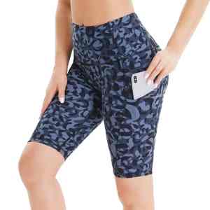 UNIQUE GYM WEAR High Waist Nude Buttock Scrunch Booty Butt Bike <b>Shorts</b> <b>Leggings</b> Black Gym <b>Shorts</b> Women Breathable Quick Dry - Product Image 4