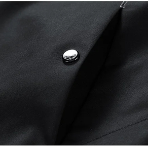 Custom High Quality 100% Polyester <b>Men's</b> Bomber Jacket <b>Long</b> Winter Stand <b>Coat</b> Casual Hooded Leather Canvas Fabric New OEM ODM - Product Image 6