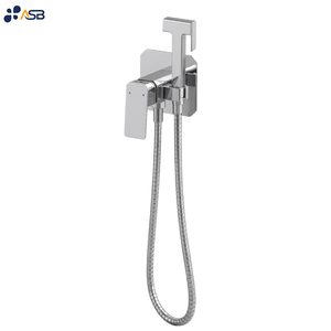 Сертифицированный латунный настенный смеситель для биде - Product Image 1