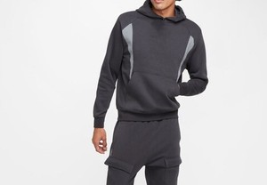 2025 nouvelle arrivée logo personnalisé poids lourd Vintage pull à capuche hommes grande taille hommes sweat à capuche double couleur tenue - Product Image 4