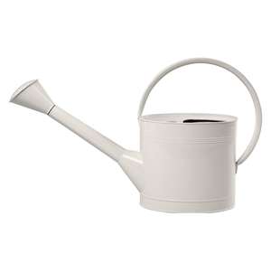 Regadera de metal de alta resistencia, perfecta para tareas regulares de jardinería, que garantiza un chorro suave y un agarre cómodo y seguro. - Product Image 3