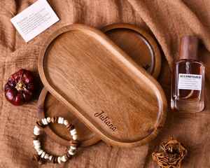 Bandeja de madera de acacia Bandeja de comida - Product Image 4