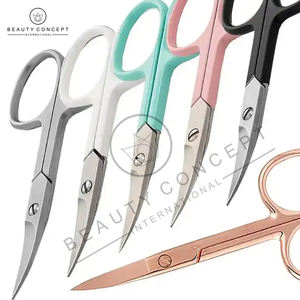 Venta caliente Imprimir Las mejores Tijeras para uñas de manicura Logotipo propio de alta calidad Hoja de acero inoxidable Punta afilada Arte de uñas Sostenible - Product Image 6