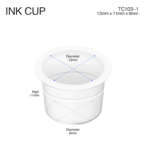 Vasos de tinta para <span class=keywords><strong>tatuaje</strong></span> Tapas de pigmento de plástico desechables para tatuar 3 tamaños (pequeño, <span class=keywords><strong>mediano</strong></span>, Grande) - Product Image 3