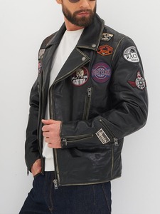 Chaqueta de bombardero de cuero de lona de Color personalizado de calidad superior para hombre, chaqueta transpirable de invierno Vintage Top Gun Maverick Style - Product Image 3
