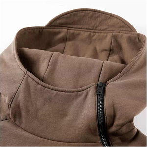 สินค้า2025เสื้อมีฮู้ดแขนยาวทรงหลวมแนวสตรีทแขนยาวสำหรับผู้ชายฤดูใบไม้ร่วงฤดูหนาวเสื้อลำลองสีทึบเสื้อฮู้ดกันหนาวสำหรับทุกเพศ - Product Image 6