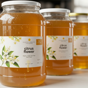 Miel de fleurs d'agrumes biologique emballé avec 30% de nectar naturel Miel de fleurs d'agrumes disponible pour les gros acheteurs du monde entier - Product Image 4