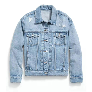 Fabricant de vestes en jean sur mesure pour femmes Vestes en jean pour la saison d'hiver et veste en jean bleue de haute qualité pour femmes - Product Image 6