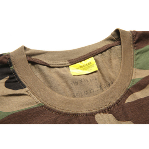 Cómoda manga corta 100% algodón verano camiseta Woodland camuflaje hombres camiseta en Qasaab guantes empresa - Product Image 5