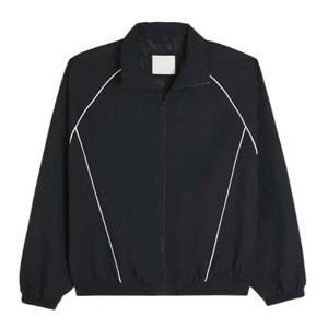 Vestes en nylon imperméables et coupe-vent à fermeture éclair sur mesure pour hommes, manteau à enfiler de haute qualité, veste coupe-vent en nylon pour l'extérieur - Product Image 5