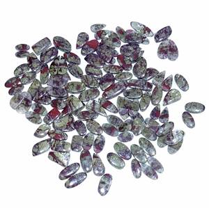 Cabochon en vrac de haute qualité Dragon Blood Jasper Gemstone Quartz naturel pour la fabrication de bijoux Paires - Product Image 2