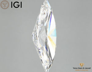 Diamante cultivado en laboratorio CVD de alta calidad de 5,00 quilates, forma de marquesa, Color F VVS2, claridad IGI y certificado para anillo solitario - Product Image 6