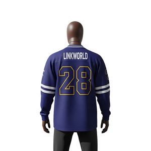 Camiseta de hockey personalizada para hombres, mujeres y niños con número de nombre personalizado y logotipo frontal de Diseño de equipo Servicio OEM suministrado - Product Image 3