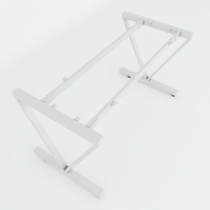 VConcept HCVC005 Pieds de table au design minimaliste 140x70cm, système d'assemblage - Product Image 1