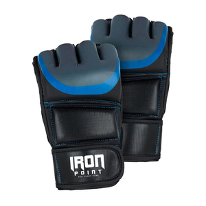 Meilleures ventes de gants d'entraînement professionnels MMA demi-doigt personnalisés en cuir respirant PVC disponible en tailles-Vente en gros - Product Image 2