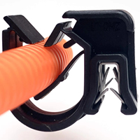 Clips de Conexión Automotriz para Piezas de Automóviles MOC / LOC con Abrazadera de Clip de Borde para Paneles de 1-3 mm para Cables de 8 mm a 12 mm de Diámetro
