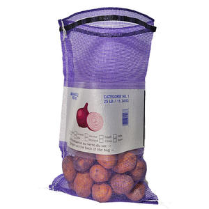 Sac en filet écologique PP Leno de haute qualité pour sacs à légumes et oignons - Product Image 1
