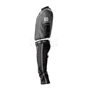 Ensemble de maillot et pantalon de baseball de haute qualité avec logo personnalisé pour hommes adultes, matière respirante, couleur et taille personnalisables, service OEM - Product Image 6