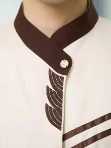 Haute Qualité Nouveau Design Coton Hôtel Restaurant Cuisine Chef Uniforme Personnalisé Couleur Hôtel Manteaux Avec Pantalon À Bas Prix - Product Image 5