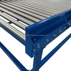 Schwerlast-Edelstahl-Schwerkraft-Rollenfördersystem für Kisten Paletten Produktionsanlagen Lager Logistik - Product Image 5