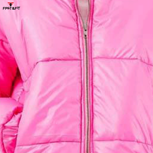 Veste matelassée longue pour l'automne/l'hiver, ceinture sur le devant, respirante, imperméable, rembourrage en coton pour une utilisation en extérieur, vente en gros disponible - Product Image 6