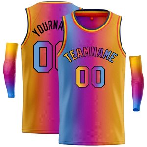 Maillot de basket-ball de sport sublimé personnalisé pour hommes, chemises uniformes respirantes à séchage rapide, ensemble grande taille pour vêtements d'équipe - Product Image 1