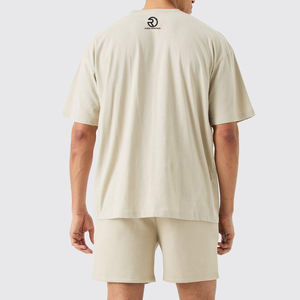 Cotton 2025 Summer <b>T</b>-<b>shirt</b> And <b>Shorts</b> <b>Set</b> Men Two Piece <b>Shorts</b> And <b>Shirt</b> <b>Set</b> for Men Custom logo Men's <b>Short</b> <b>Set</b> - Product Image 2
