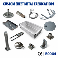 Fabrication sur mesure de tôlerie OEM, support en acier soudé, découpe laser, pliage de métal