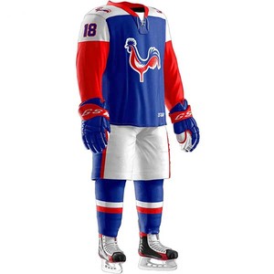 High impact Premium quality best price Hot selling professional made Cut and <b>sew</b> new design Ice hockey Uniform - Product Image 6