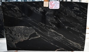 Encimera de cocina de granito negro SILO INDIA BC001 COSMO de alta calidad, tamaño personalizado, suave, lavado al fuego, moderno, pulido, ecológico - Product Image 2