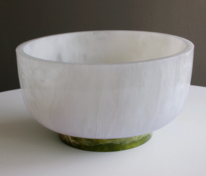 ชามเรซิ่นลายวนสีน้ำตาล งานแฮนด์เมด เครื่องครัวทันสมัย ชามสลัดสีอำพัน ชามเรซิ่นทนทาน ชามใส่ช้อนส้อม ใช้ในโรงแรมและบ้าน - Product Image 6