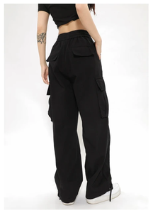 Women Oversized Fit 100% Cotton Quick Dry Cargo <b>Pants</b> Wholesale Fashionable Street Wear Multi Pockets Custom Design for Everyday - Product Image 5