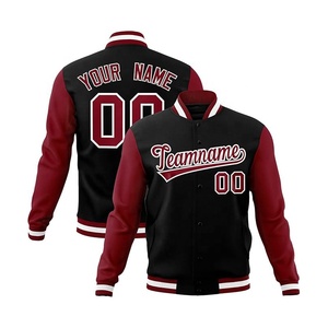 Chaquetas Bomber Varsity Unisex de Otoño con Diseño Personalizado al por Mayor, Tallas Grandes, Transpirables, de Lona, con Cuello Alto y Logotipo Personalizado en la Parte Delantera 100% - Product Image 4