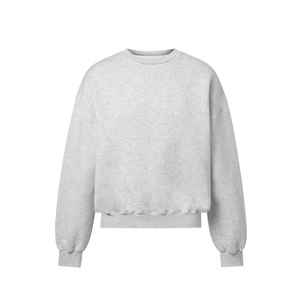 Sweat-shirt d'hiver unisexe en coton de haute qualité, col rond, surdimensionné, personnalisable pour broderie, en molleton bouclé anti-boulochage - Product Image 6
