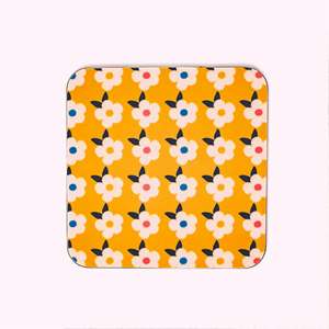 Personalized Classic Marble Acacia <b>Wood</b> Coasters Custom <b>Wood</b> Coaster Set with Handmade Bone Brass Inlay Eco-Friendly Made India - Product Image 4