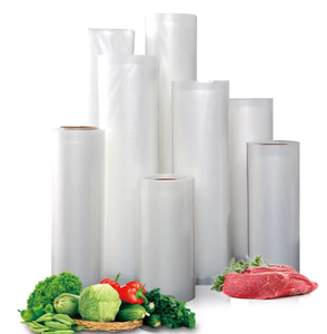Sacs en plastique jetables transparents en PE sur un rouleau, pour le stockage des aliments, des légumes, du pain, des fruits et de la viande, déchirure facile, rouleau continu - Product Image 1