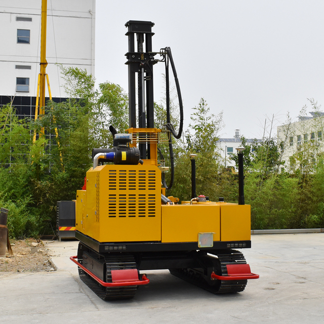 Hydraulic Solar PV Pile Driving Machine for Ground Solar Installation With Rotary Piling and Impact Drilling for PV Work