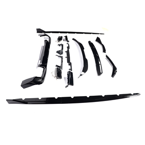 Kit de Carrocería Exterior Estilo MP en Negro Brillante ABS, Alerón Delantero, Faldones Laterales, Difusor Trasero para <span class=keywords><strong>BMW</strong></span> Serie <span class=keywords><strong>2</strong></span> <span class=keywords><strong>Gran</strong></span> Coupé F44 2019 2021 - Product Image 3
