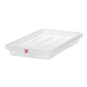 Contenitore GN 1/1 8L in Polipropilene HENDI Trasparente per Conservazione Alimenti 530x325x65mm - Product Image 1