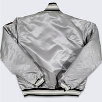Blouson bomber vintage en satin personnalisable pour homme, style Las Vegas Old School des années 90, Raiders Starter, personnalisé, collège