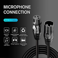 Harga Murah Kabel Mikrofon XLR Kabel Mikrofon XLR Pria Ke Wanita untuk Amplifier Mixer Speaker Dll