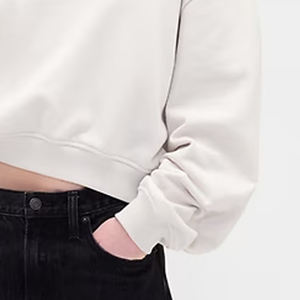 Sudadera con Capucha para Mujer, Diseño Sólido, Hombros Caídos, Talla Grande, Servicio OEM, Alta Calidad, Personalizable, Pedidos al por Mayor, Último Modelo 2026 - Product Image 4