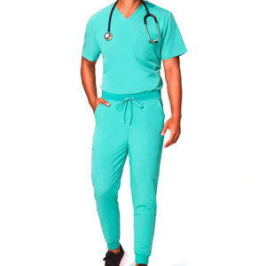Tenues d'été pour hommes : Ensembles d'uniformes médicaux et de blouses d'infirmiers de qualité supérieure, personnalisables et de haute qualité - Product Image 3