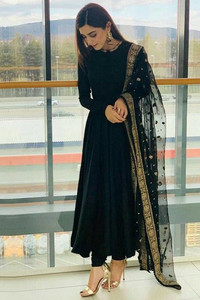 Alta calidad transpirable poliéster indio pakistaní diseñador PAKISTANI/INDIAN PUNJABI Shalwar Kameez Bollywood Lollywood SALWAR - Product Image 3